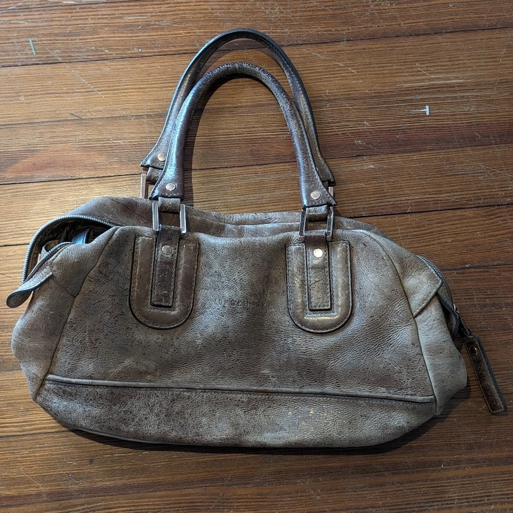Longchamp Brown Leather Satchel